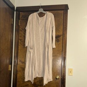 Cozy Beige Knit Cardigan